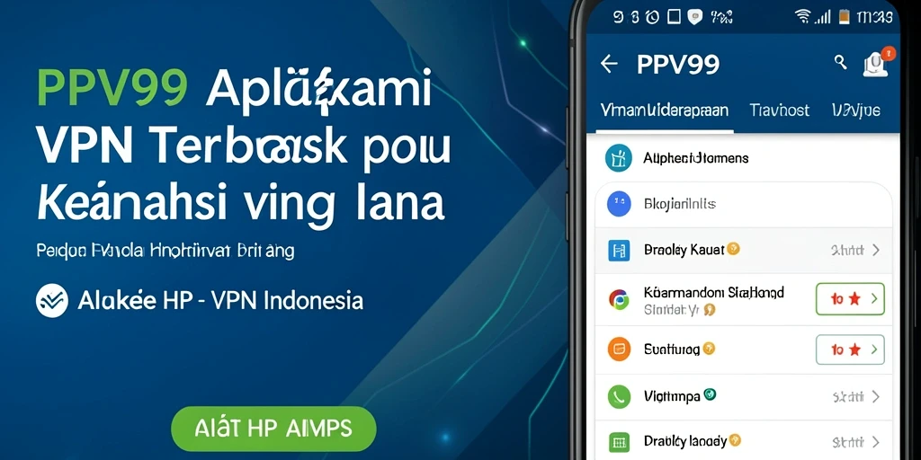 Antarmuka pengguna PPV99 yang sederhana dan fungsional.