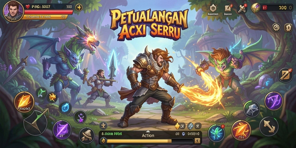 Tampilan antarmuka dinamis dan menarik dalam PRG007.