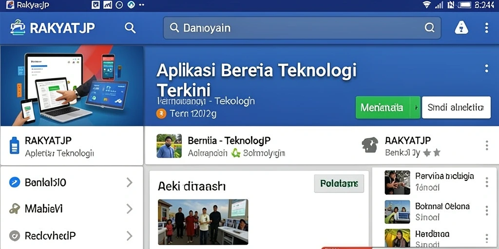 Tampilan antarmuka utama RAKYATJP yang modern dan menarik.