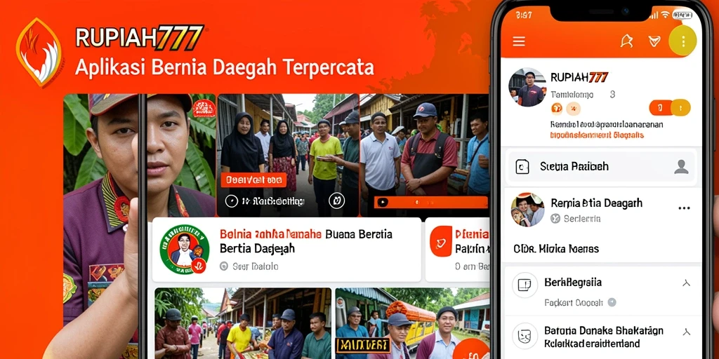 Tampilan antarmuka RUPIAH777 yang menampilkan berita daerah.